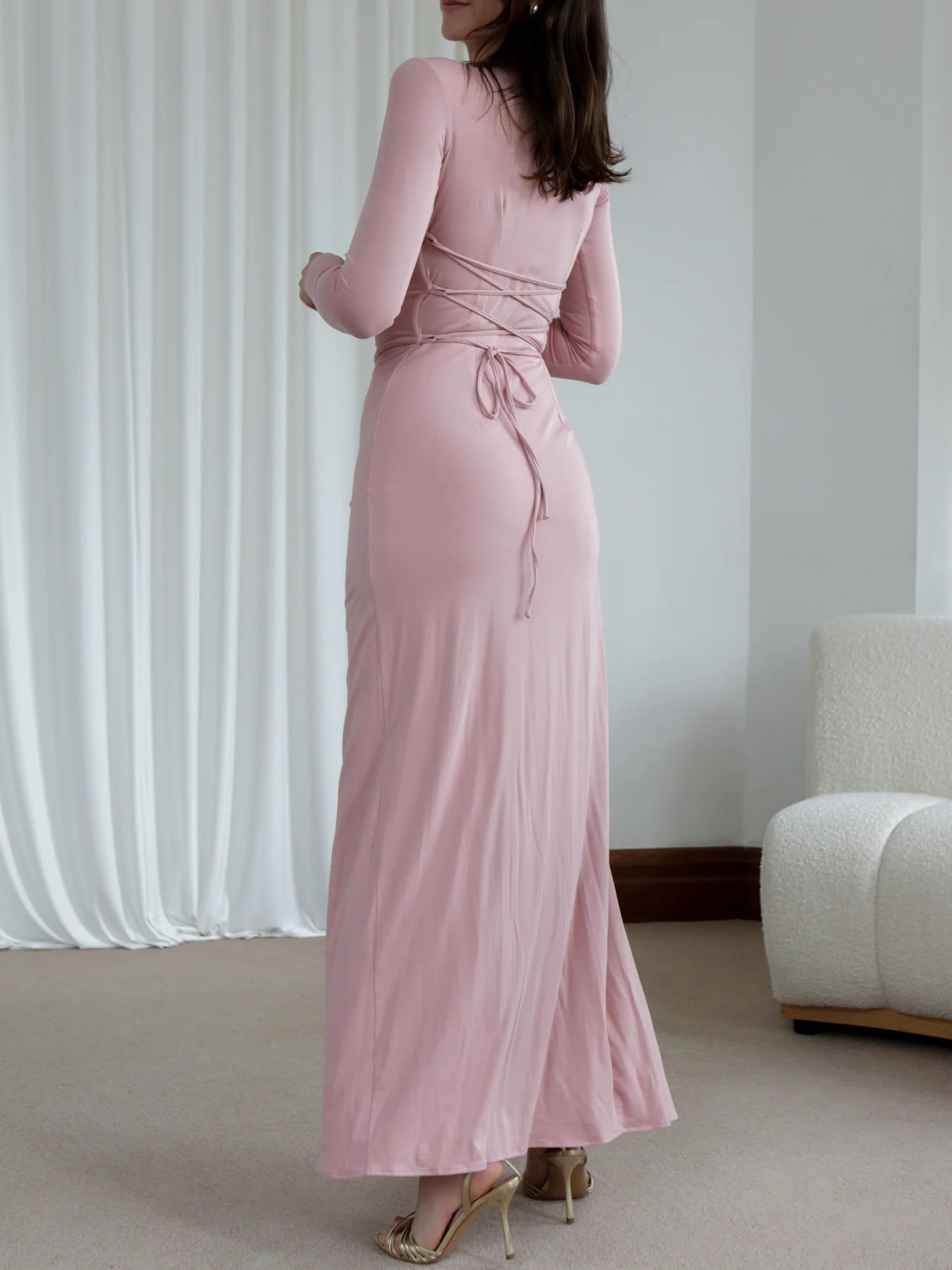 Asymmetric Split Dress