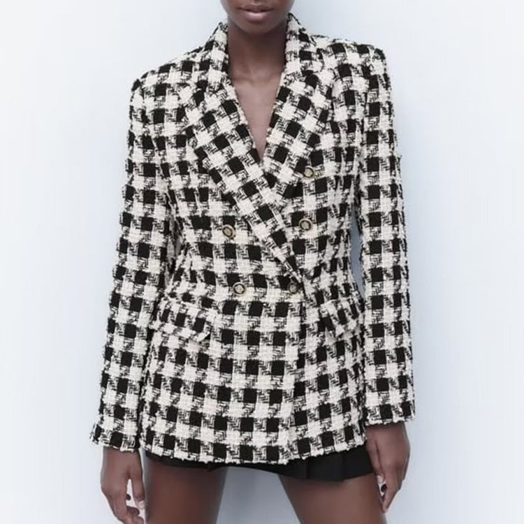 Long Sleeve Double Breasted Coat