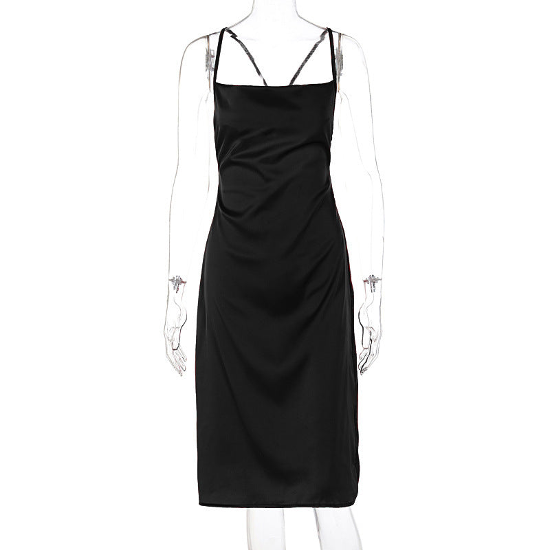 Bernadette Satin Backless Dress