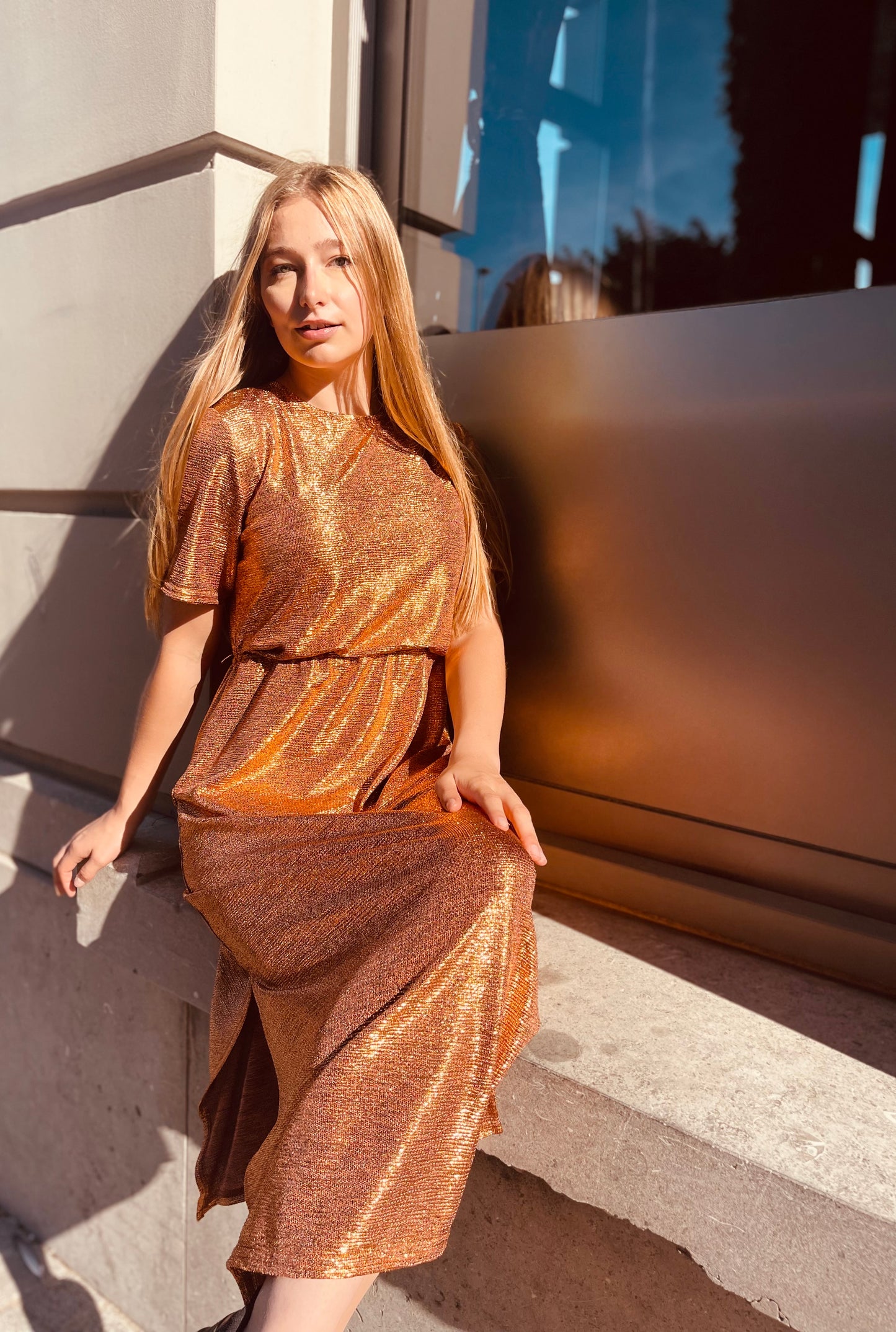 Feline dress Bronze