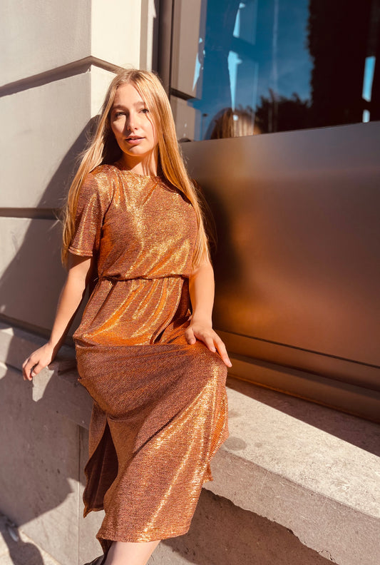 Feline dress Bronze