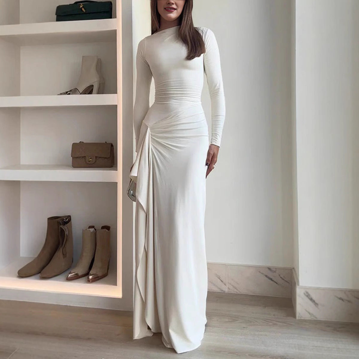 Asymmetric Split Dress